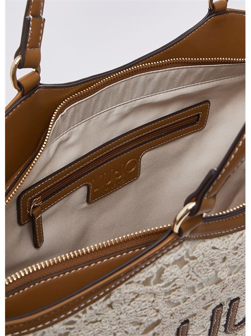 Borsa tote grande in pizzo LIU JO | AA6208J3865/X0459